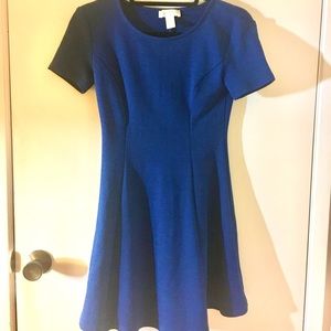 Forever 21 Formal Blue Skater Dress US Size 5
